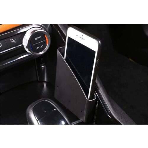 New!! For Alfa Romeo Giulia 2017 Plastic Center Console Storage Box Phone Card Box Tray Car Accessories