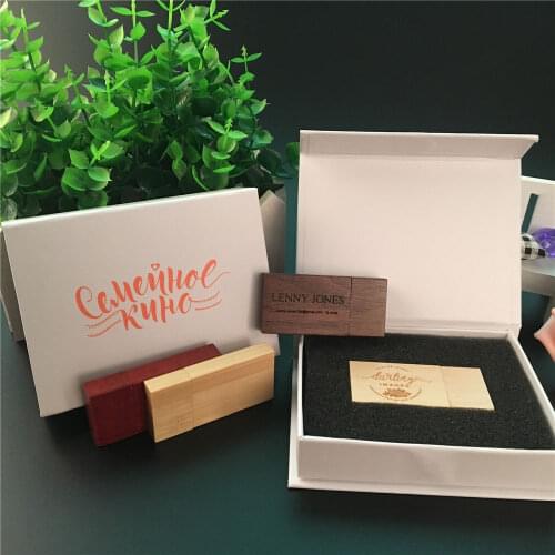 Custom print logo for white box engrave logo on wood usb 3.0 flash pen drive (over 20 pcs,free logo fee)