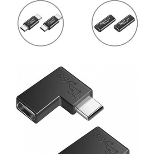 Sturdy Practical 10GBbps USB-C to Type-C Adapter Converter Mini Converter Reversible Design for Tablet