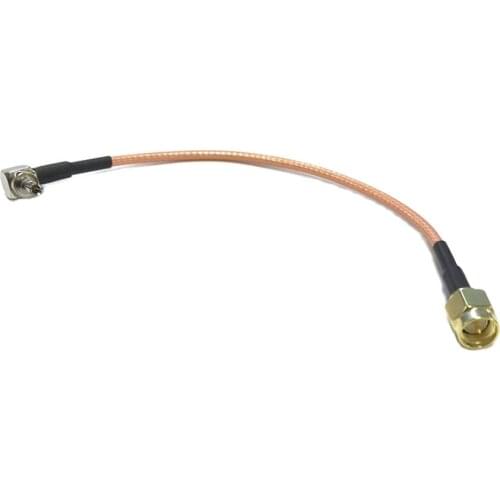 RF Pigtail SMA male to CRC9 male 90 degree Connector RG316 Coaxial Cable 15CM Adapter 3G usb Modem antenna Extension cable