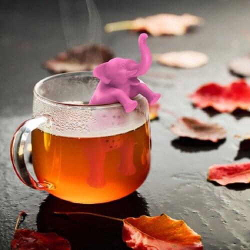 Tea Strainer Hot Dog, Cat,Elephant,Alpaca Tea Maker Silicone Dachshund Dog Tea Leak Easy To Disassemble Easy To Clean