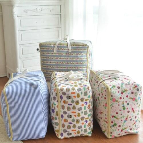 Quilt collection bag finishing clothes cotton quilt big bag family oversized clothing moisture-proof moving bag organizer