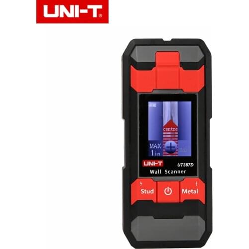 UNI-T UT387D Wall Scanner Wood Metal Finder Cable Wires Depth Tracker LCD HD Display