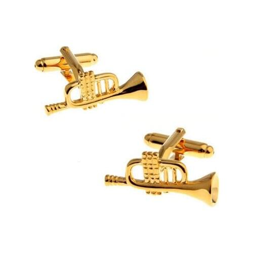 Gold Loudspeaker Loud SpeakerCufflink Cuff Link 15 Pairs Wholesale Free Shipping
