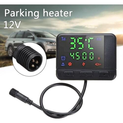 1PC 12V LCD Monitor Switch Remote Control for Car Boat Air Heater Parking Heater Controller Accessories