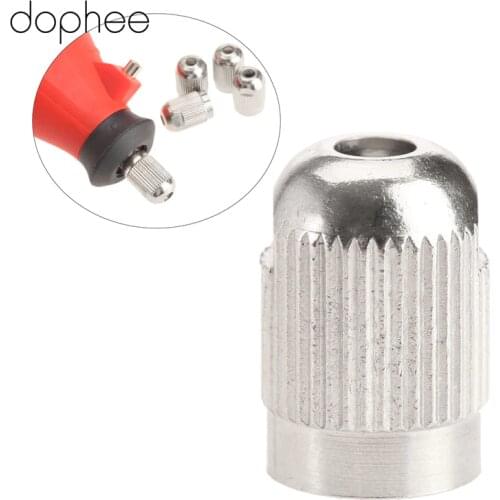Dophee 8x0.75 Mill Shaft Screw Nut Cap Electric Mill Flexible Shaft Screw Cap Nut Collet for Dremel Rotary Tool Accessories 1PC