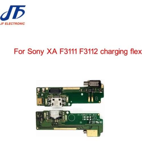 10pcs/lot High quality New USB Dock Connector Charging Port Flex Cable For Sony Xperia XA F3111 F3112 Repair Parts
