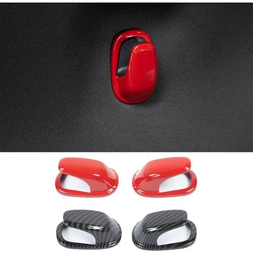 2PCS ABS Interior Car Hook Cover Decorative Trim Fit for Chevrolet Camaro 2010-2015 Car Assessoires