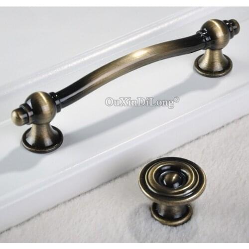 20PCS European Antique Kitchen Door Handles Cupboard Wardrobe Drawer Wine Cabinet Pulls Handles and Knobs