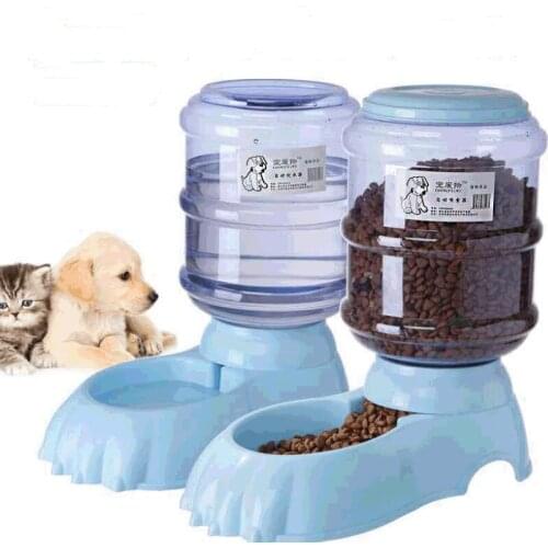 3.8L Large-capacity Pet Water Dispenser Dog Cat Automatic Feeding Water Dispenser Pet Feeder Pet Food Container