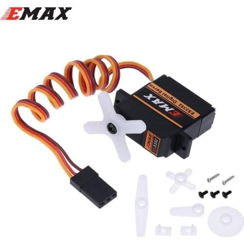 4pcs/lot Emax ES3301 ES3351 ES3302 ES3352 9mm 4.8-6V Analog / Digital Servo Metal Gear For RC Glider Rc Airplane Rc Drone