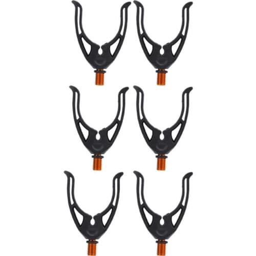 6pcs Mini Sea Rod Holder Bracket Stainless Steel Fish Pole Support Stand Bracket U Fishing Rod Rest Fishing Accessories