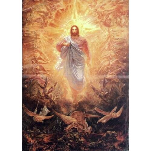 JMINE Div 5D christian jesus religious dove Full Diamond Painting cross stitch kits art Portrait 3D paint by diamonds