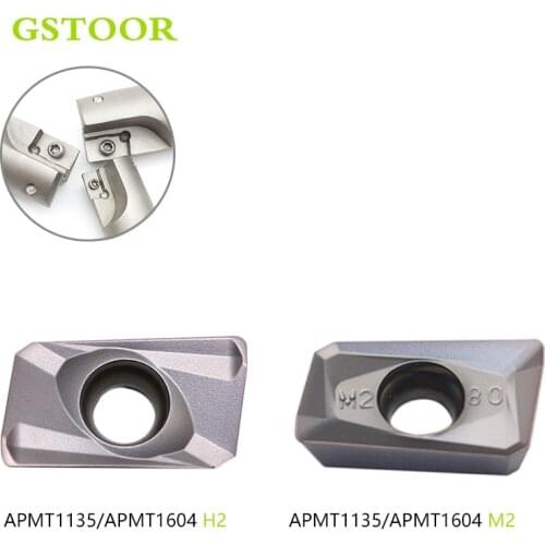 APMT1135 APMT1604 M2 H2 Carbide milling Inserts APKT1604PDER APKT1135 Aluminum Blade CNC lathe Tools for BAP300R BAP400R