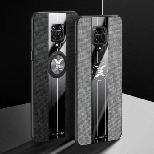 For Xiaomi Redmi Note 5 7 8 8t 9 Pro Case For Redmi 7 8 9 A 9c 10x K20 K30 Pro Case Splicing Cloth Ultra Thin Ring Bracket Cover