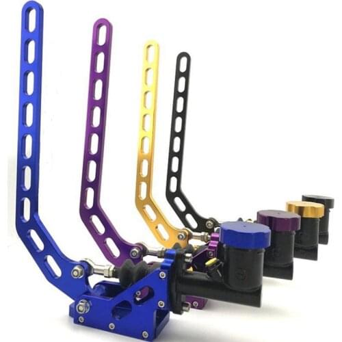 Car Modification New Universal Long-handle Drift Brake Curved Handbrake Symphony Racing Drift Hydraulic Handbrake Colorful