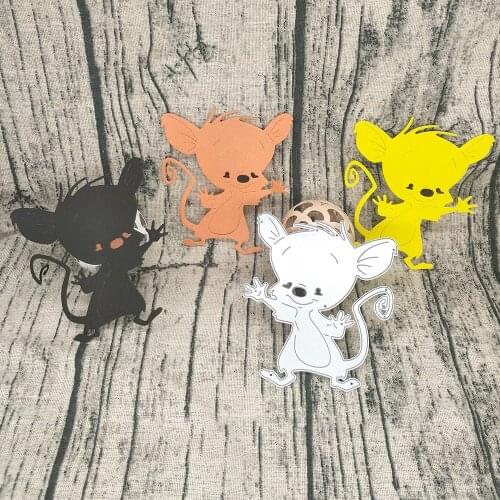 Cartoon Mouse Metal Cutting Mold Scrapbook Photo Album Photo Frame Decoration DIY Handmade Artwork