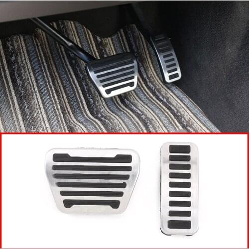 For Land Rover Discovery 5LR5 L462 18-20 No Drill Anti-slip Fuel Brake Steel Pads Pedals Cover For Range Rover Sport Vogue 14-18