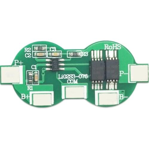 PCM-L02S3-076 (2S 5A) Customized PCM BMS Protection Circuit Module for Li-ion Li-polymer Battery Pack