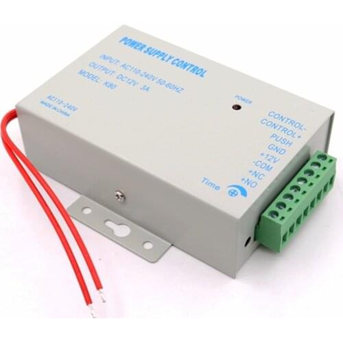 Door Access Control Power Switch Supply 3A DC 12V AC 110-240V