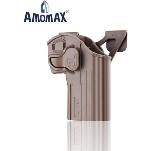 Amomax OWB Waistband Holster Fit for CZ 75D Compact, Taurus 24/7 | Black
