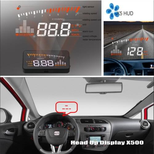 For SEAT Leon 1P MK2 5F MK3 2006-2015 Safe Driving Screen Car Accessories HUD Head Up Display Projector Refkecting Windshield