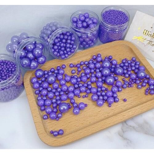 500g Edible Colorful Sugar Beads Pearl Sugar Balls Cake Baking Sprinkled with Colorful Balls Cake Decoration Baking Materials