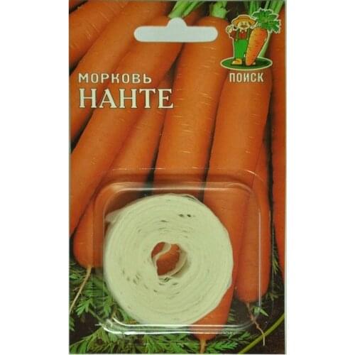 Семена Морковь Нанте лента 8 м ТМ Поиск