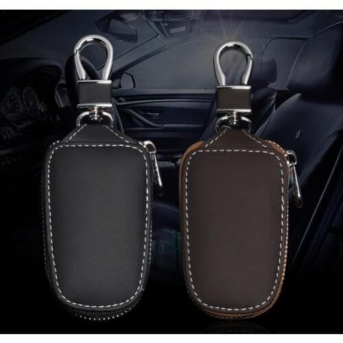 General Cowhide Fashion Car Key Case Anti-dust Anti-scratches Protect The Car Keys Car Alarm Remote Controller Car Styling Gift