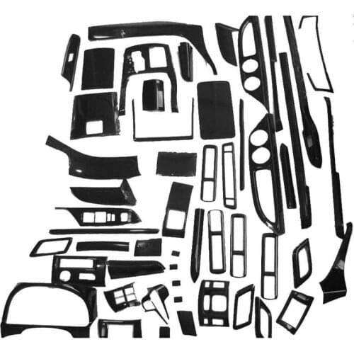 Mahogany Interior Patch Sticker Trim For Toyota Alphard Vellfire 20 series 2008-2013 Year