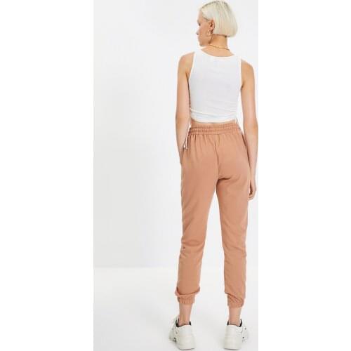 Trendyol Basic Jogger Knit Sweatpants TWOAW21EA0066 Pants Women Casual Casual Korean Style Sweatpants Autumn Winter Spring