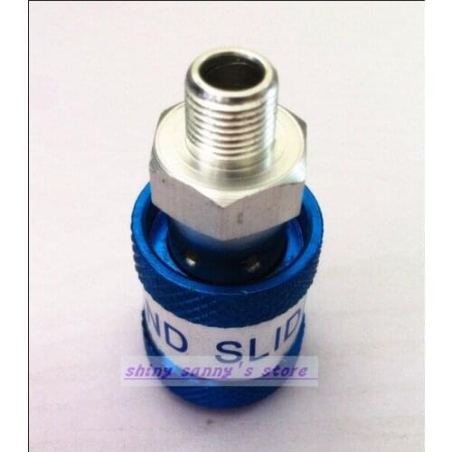1Pc HSV-06 1/8" ,HSV-08 1/4" ,HSV-10 3/8",HSV-15 1/2" BSPT Thread Pneumatic Flow Control Manual Slide Valve Brand New