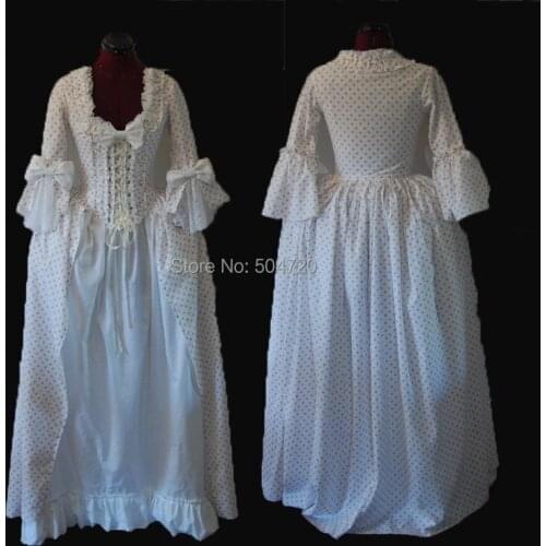 Tailored!NEW Royal 18 Century French Duchess Retro medieval Renaissance Reenactment Theatre Civil war Victorian dress HL-359