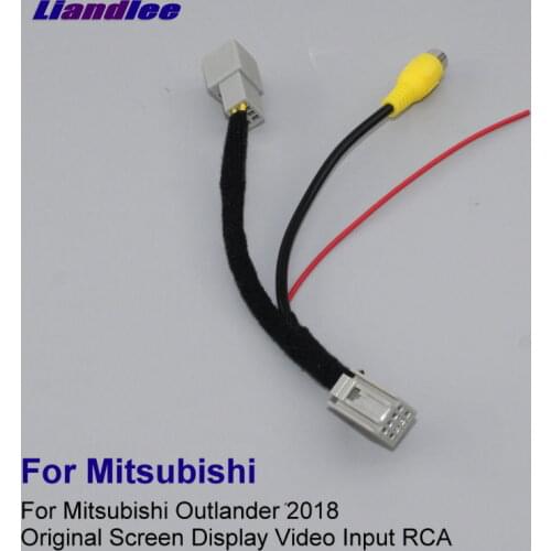 Car Rear View Camera RCA Adapter Wire For Mitsubishi Eclipse Cross 2017-2019 Outlander ES 2018 Original Connector Cable
