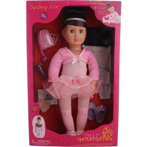 Free Shipping 10 Sets Doll Ballet Dancing 18 Inch Blonde/Brown Hair 45 Cm Doll (Include the doll) Baby Christmas Birthday Girl