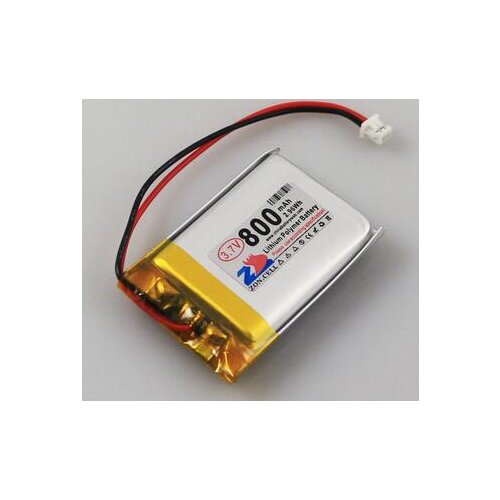 Free ship 2pcs/lot 3.7v 652535 602636 702535 800mAh polymer lithium battery li-ion rechargeable battery