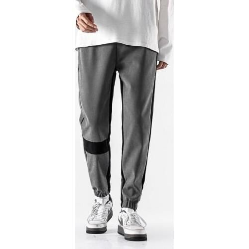Men Casual Fitness Pants Nice Pop Harem Pants Ankle Length Trousers Men Hip Hop Pants Men Harajuku Joggers Streetwear