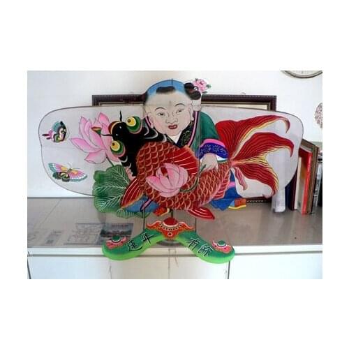 Chinesa bird kite long line fishing wind vane ripstop nylon fabric fun factory flying bird koi fish koinobori single line kite