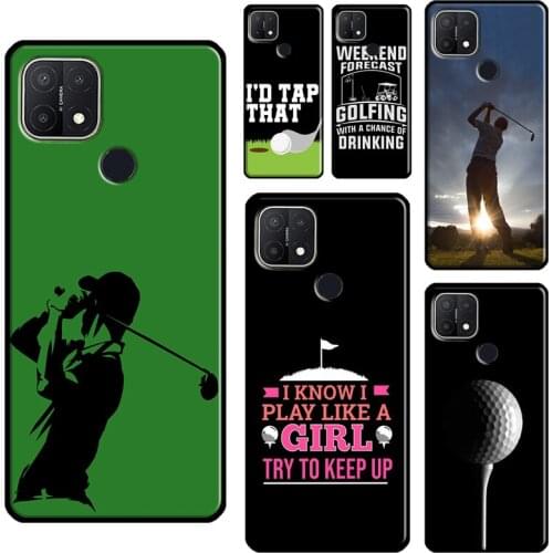 Love Golf For OPPO A15 A91 A83 A1K A3S A5S A5 A9 A31 A53 2020 A52 A72 Reno 4 Pro 2 Z F7 Phone Case
