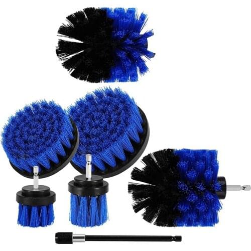 Electric Drill Brush Set, Set of 7,for Cleaning Brushes and Bathroom Tile Floors, Kitchen and Car Brushes Retail