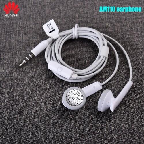 Huawei AM110 Earphone 3.5MM In-Ear Wired Headset With Mic Music Earbuds For P8 P9 P20 Lite Nova 2 2i 3i Mate 7 8 910 lite Honor9
