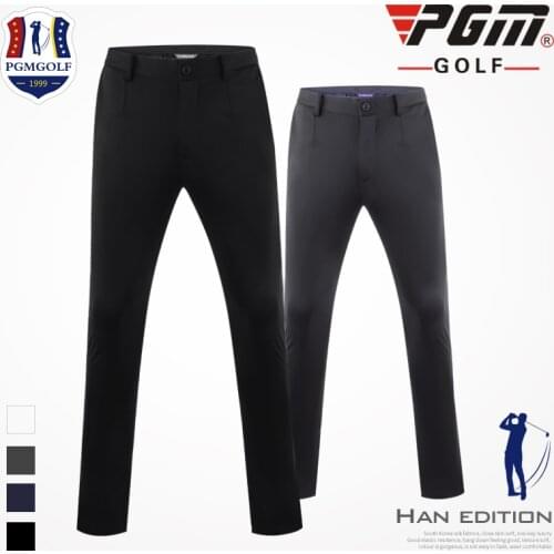 PGM 2020 New Golf Pants Mens Autumn Winter Thickening Golf Trouser High-elastic Slim Warm Sports Pants XXS-3XL