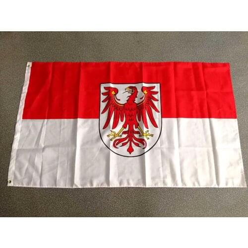 Hanging 90*150cm germany state Brandenburg flag For Decoration