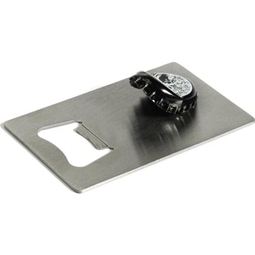 Portable Bar Bottle Opener Stainless Steel Wallet Size Credit Card Beer Opener Card Corkscrews Silver Home Outdoor Survival Kit