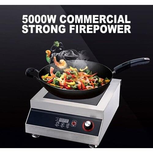 Commercial Induction Cooker Flat High Power Induction Cooker Electric Stirr Hotel Restaurant Kitchen Special Cooker SMK-WP02