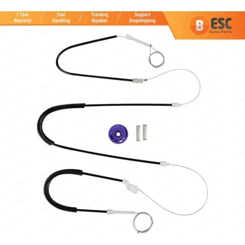 ESC Auto Parts EWR460 Electrical Power Window Regulator Repair Kit Front Right Door for VW Golf MK3 1992-1999 Ship From Turkey