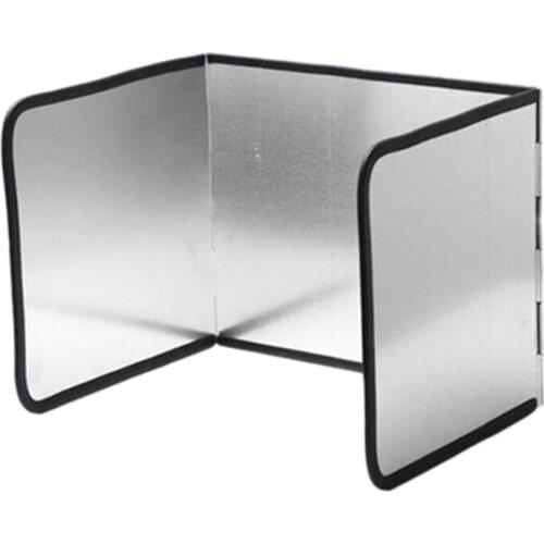 SHGO HOT-Foldable Kitchen Oil Splash Guard for Wall Block Cover, Galvanized Board Plate Prevent Oil Splash Cooking Hot Baffle Oi
