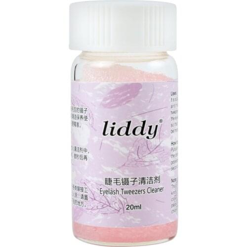 20ml Eyelash Glue Remover Liquid Professional Eyelash Tweezers Cleaning Sponge Cleaner Makeup Accessories Eyelashes Extension