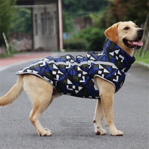 Pet Products Winter Dog Clothing Coat Jacket Vest Cotton Dog Clothes For Dogs Luminous Waterproof Pet Clothes For Small Dogs