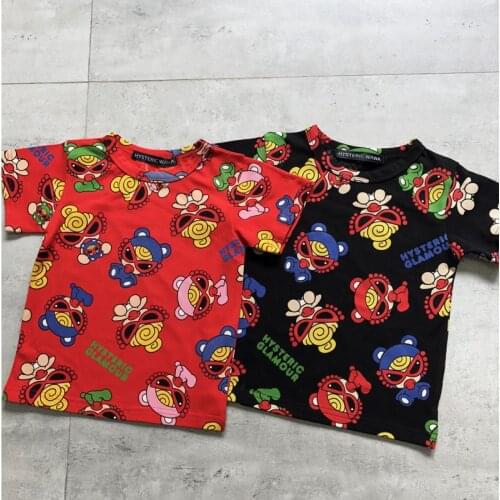 2020 New Girl T Shirt Boy Tee Shirt Fille Kids Tshirt Girls Tops Tee Shirt Enfant Garcon Pattern Full Pacifier Short Sleever B